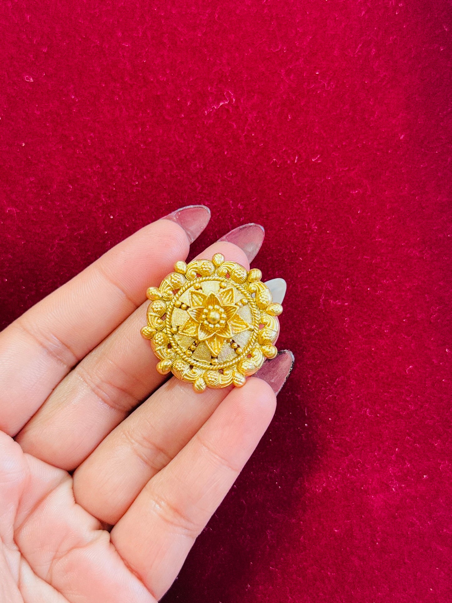 Gold plated ring( adjustable)