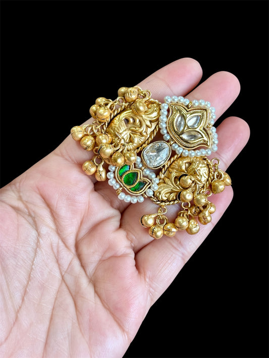 Premium pachi kundan ring(adjustable)