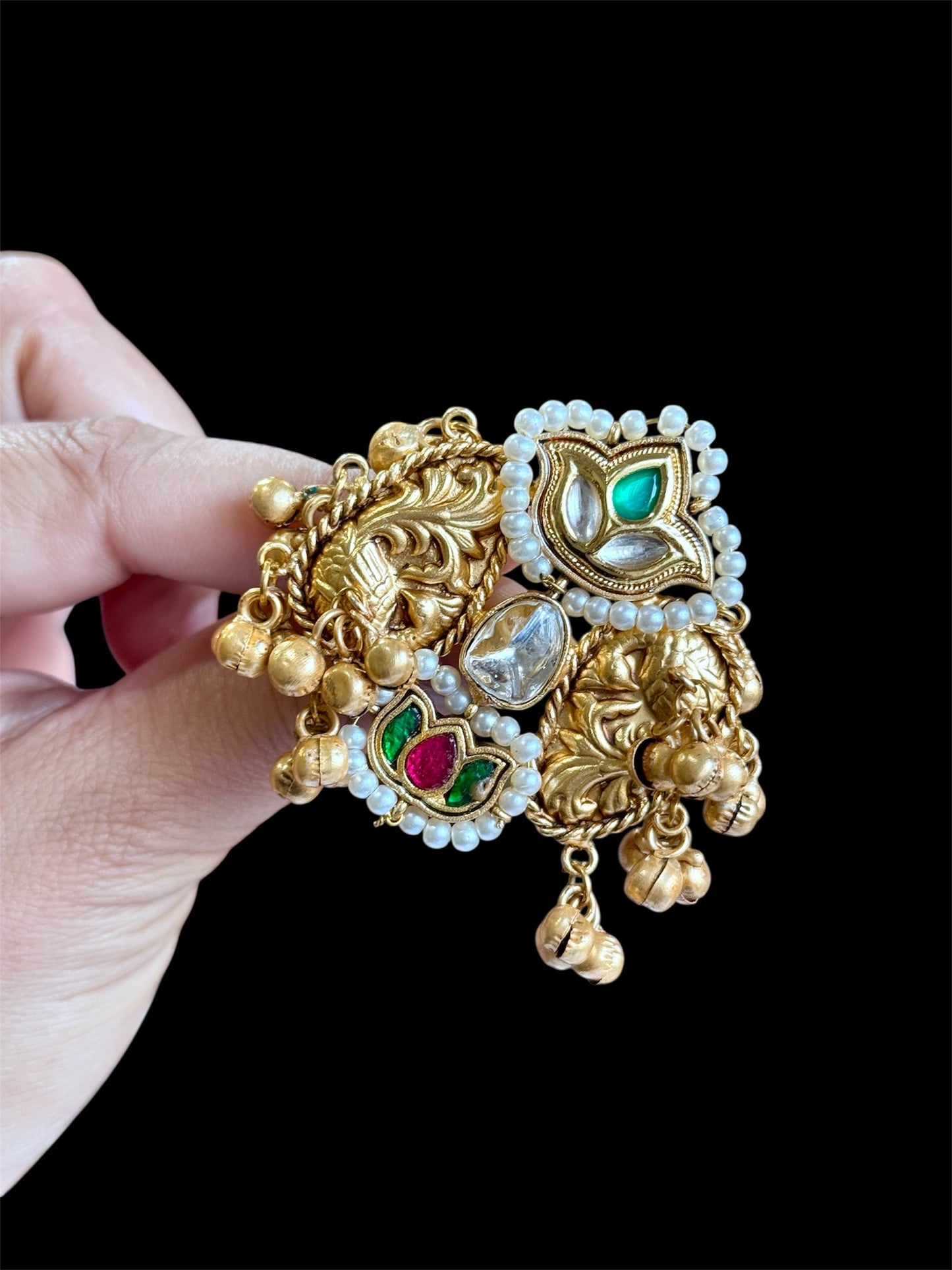Premium pachi kindan ring(adjustable)