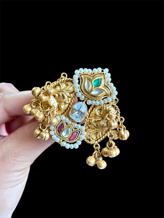 Premium pachi kundan ring(adjustable)