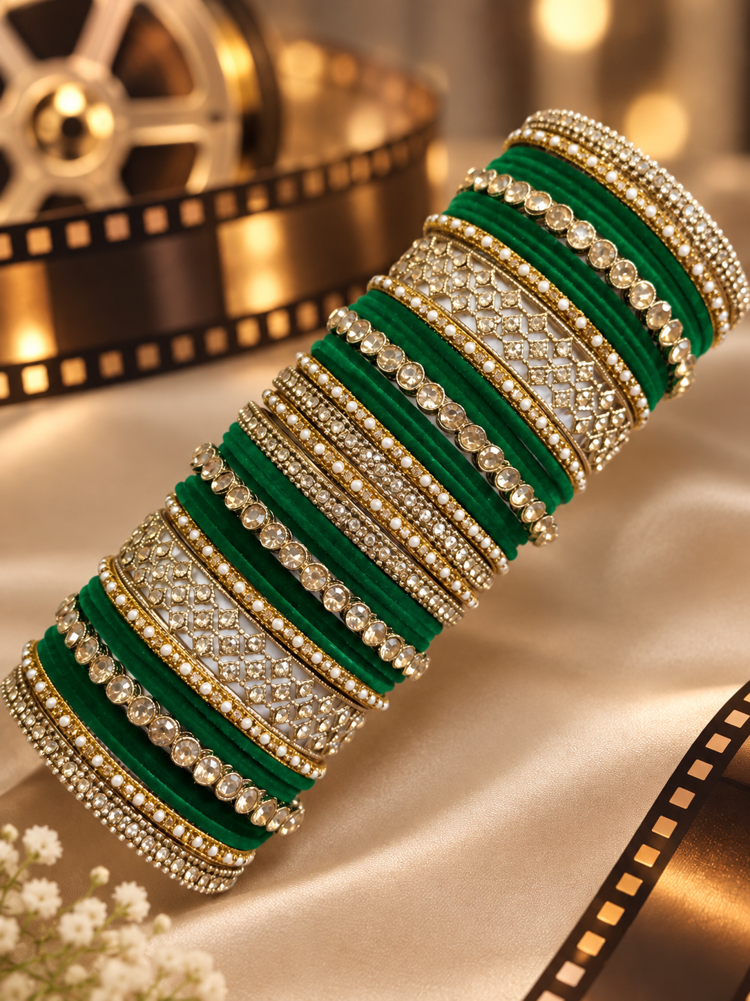 Polki bangles set