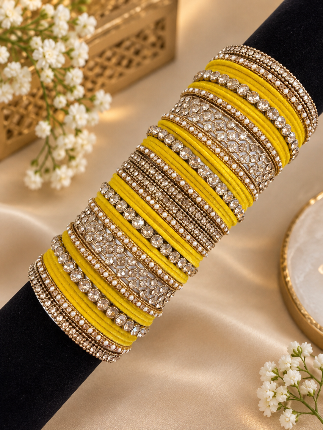 Polki bangles set