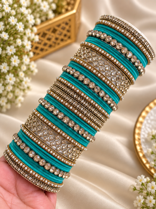Polki bangles set