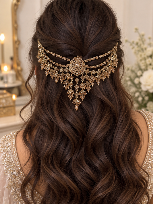 Polki hair accessories