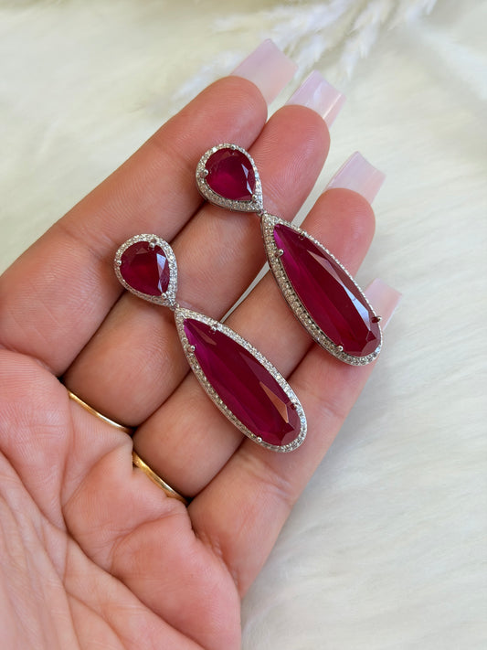 Exclusive earrings(Ruby)