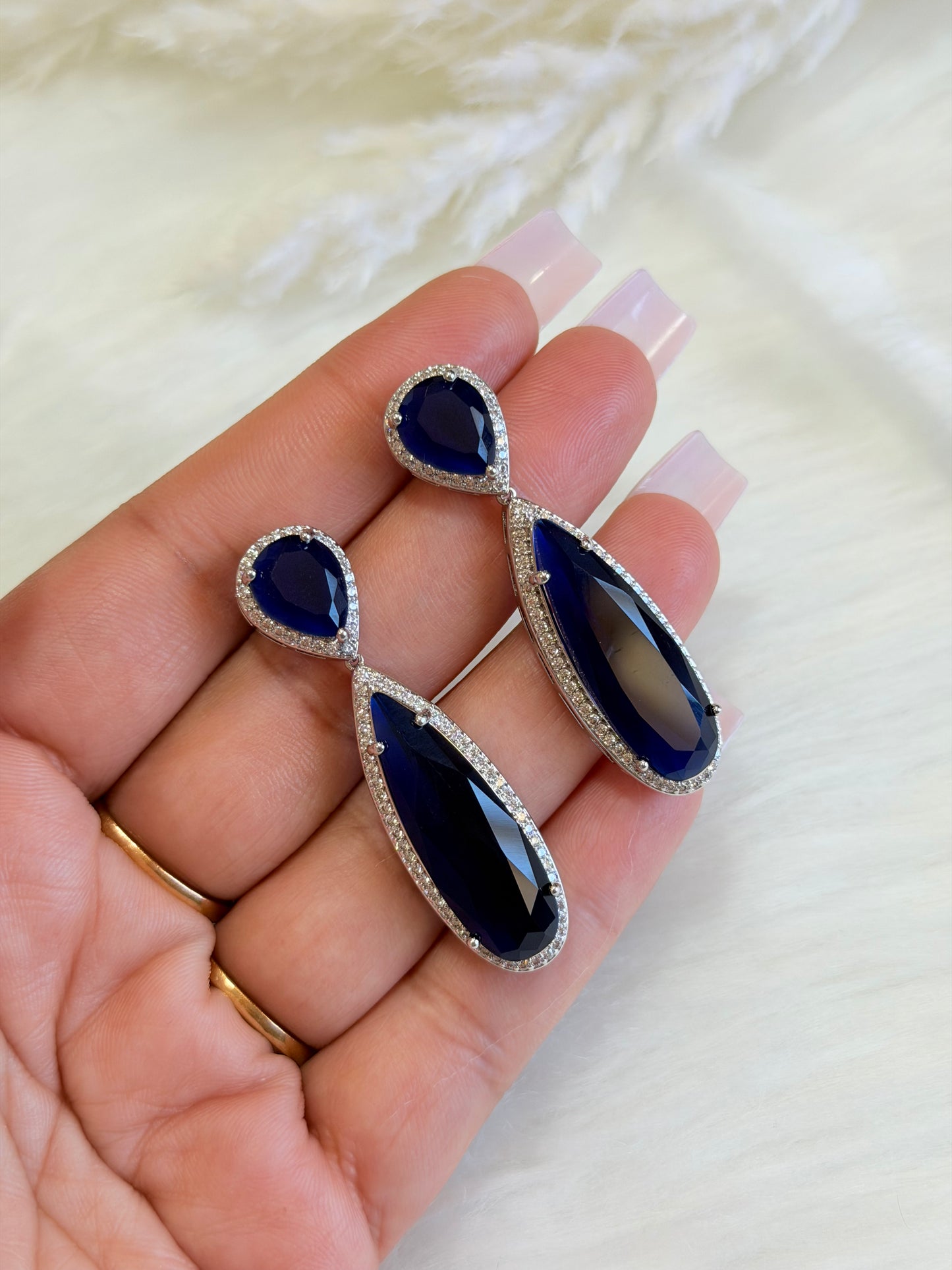 Exclusive earrings( Blue)