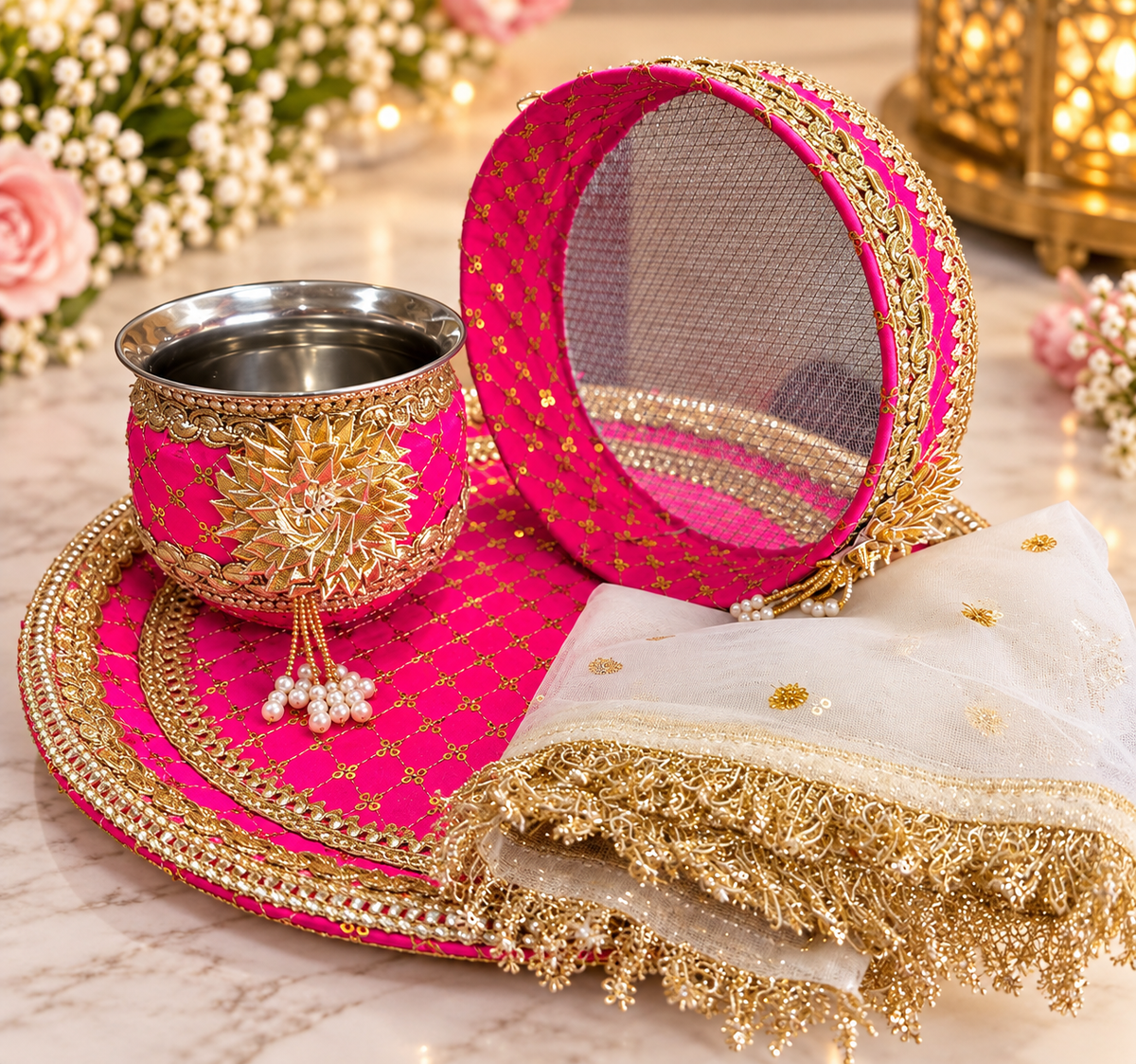 Karwa chauth thali set