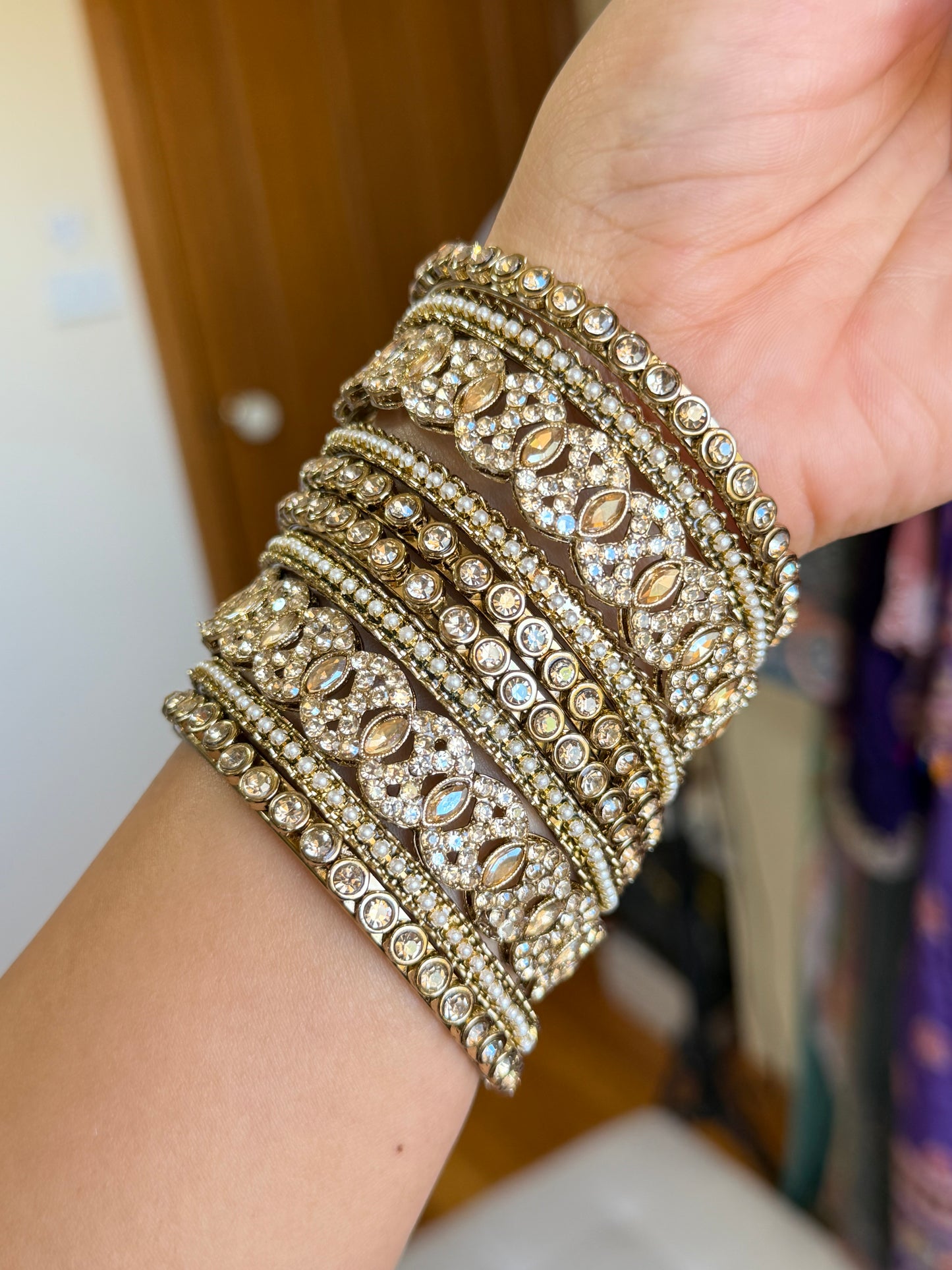 Golden bangles