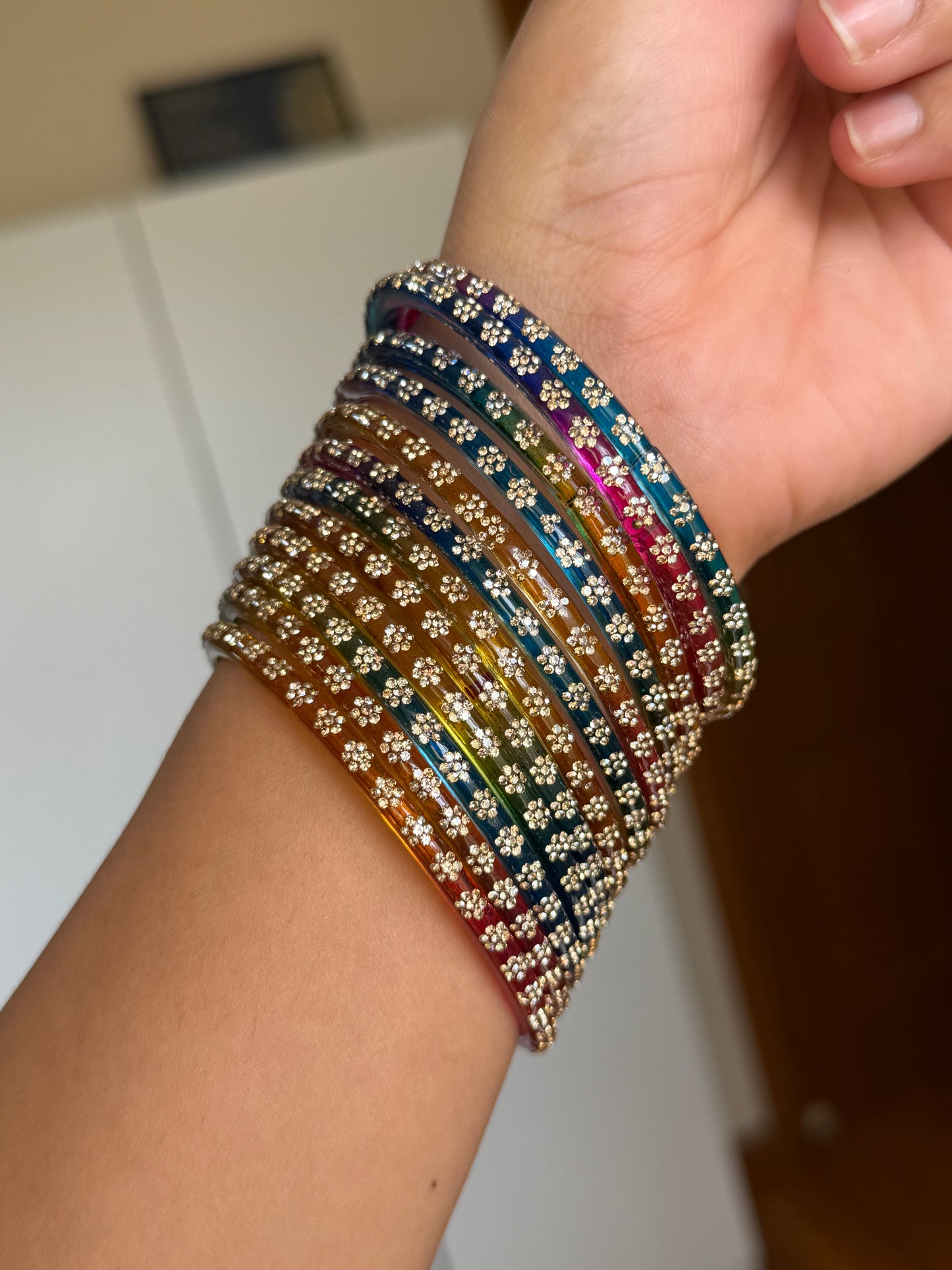 Glass bangles