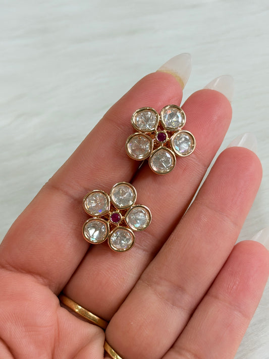 Tyani inspired studs (Ruby)