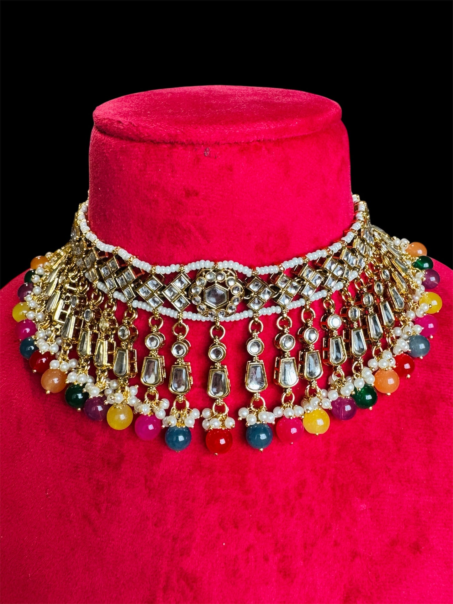 Kundan necklace set