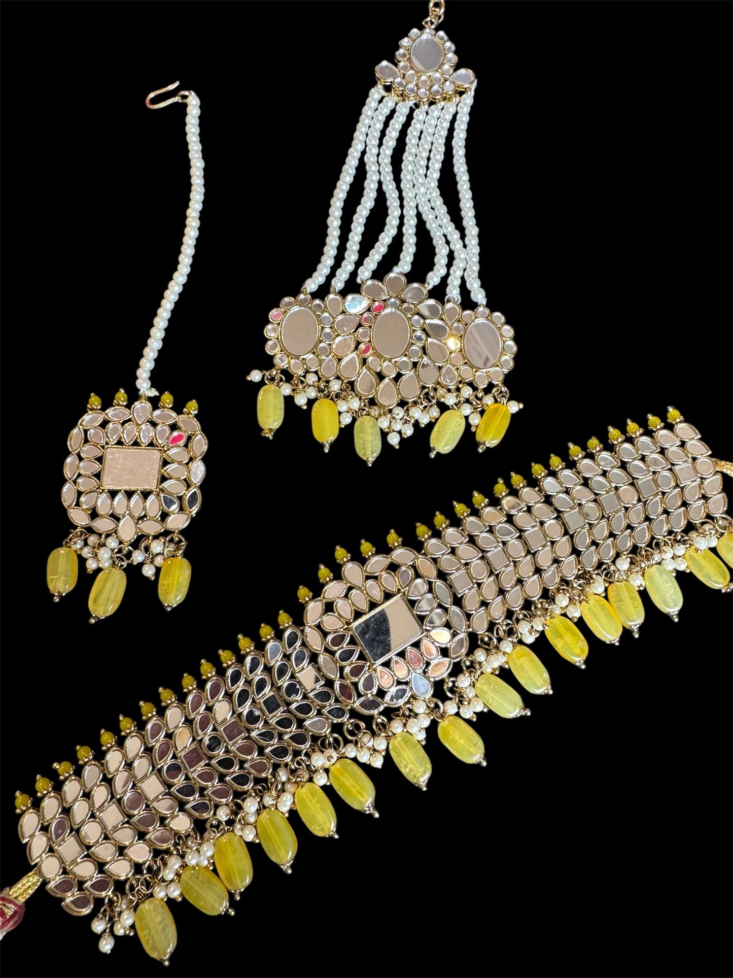 Mirror necklace set