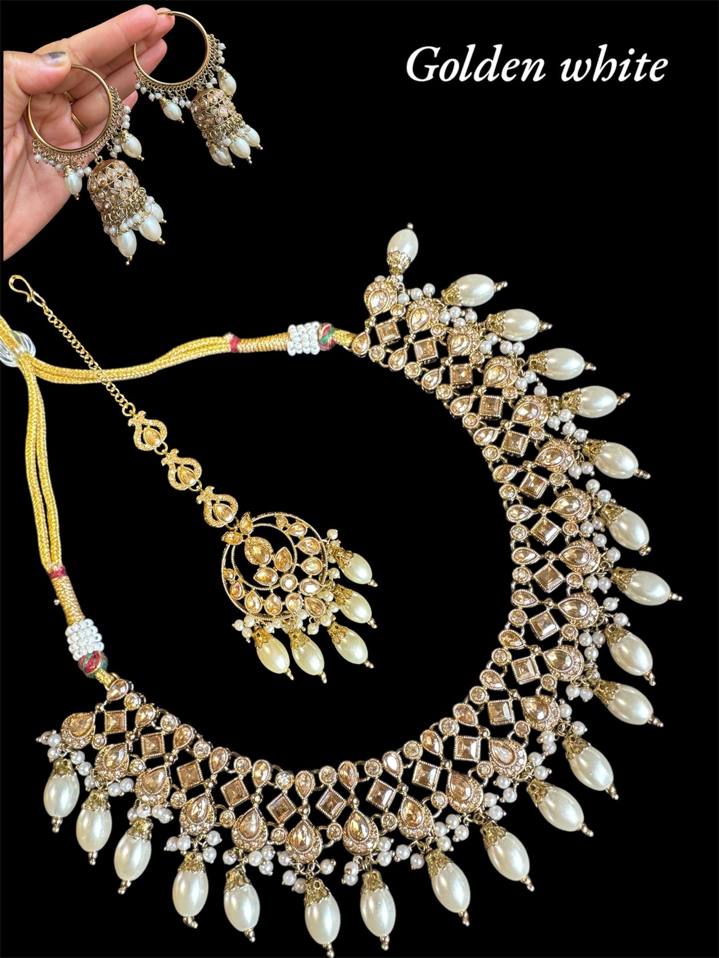 Polki necklace set