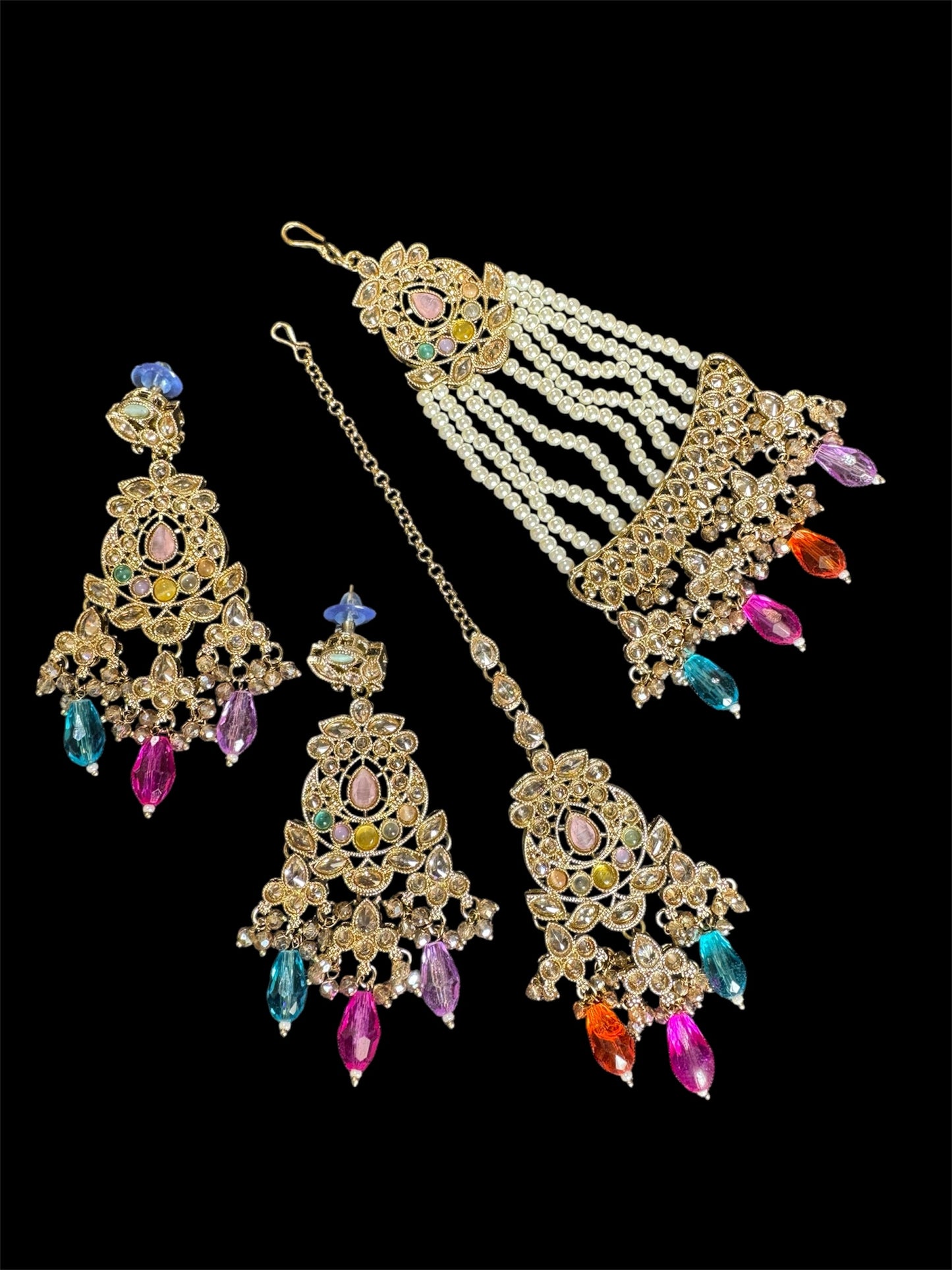 Polki necklace set