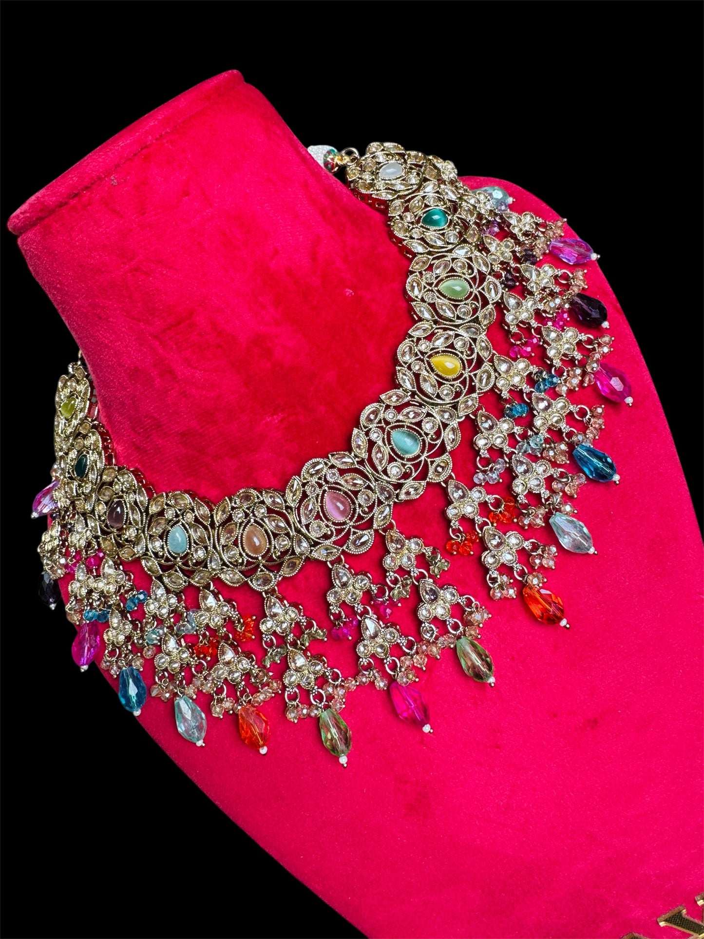 Polki necklace set