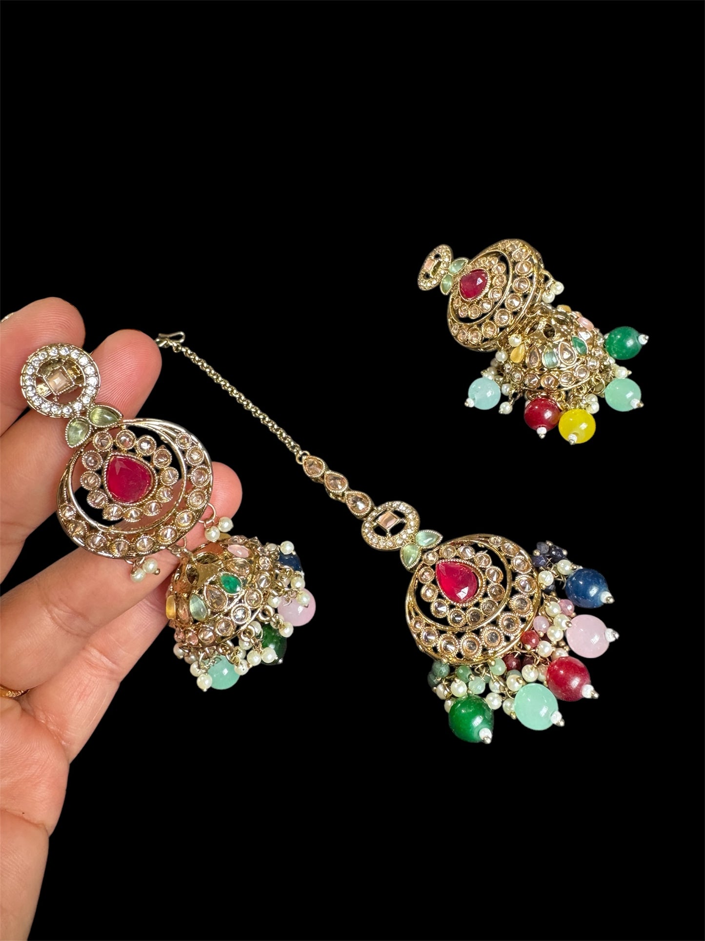 Polki necklace set