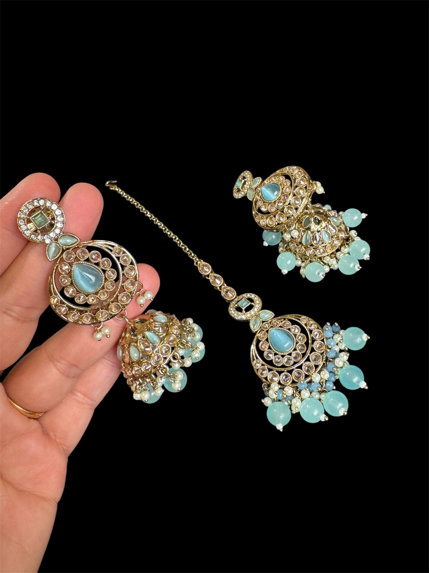 Polki necklace set