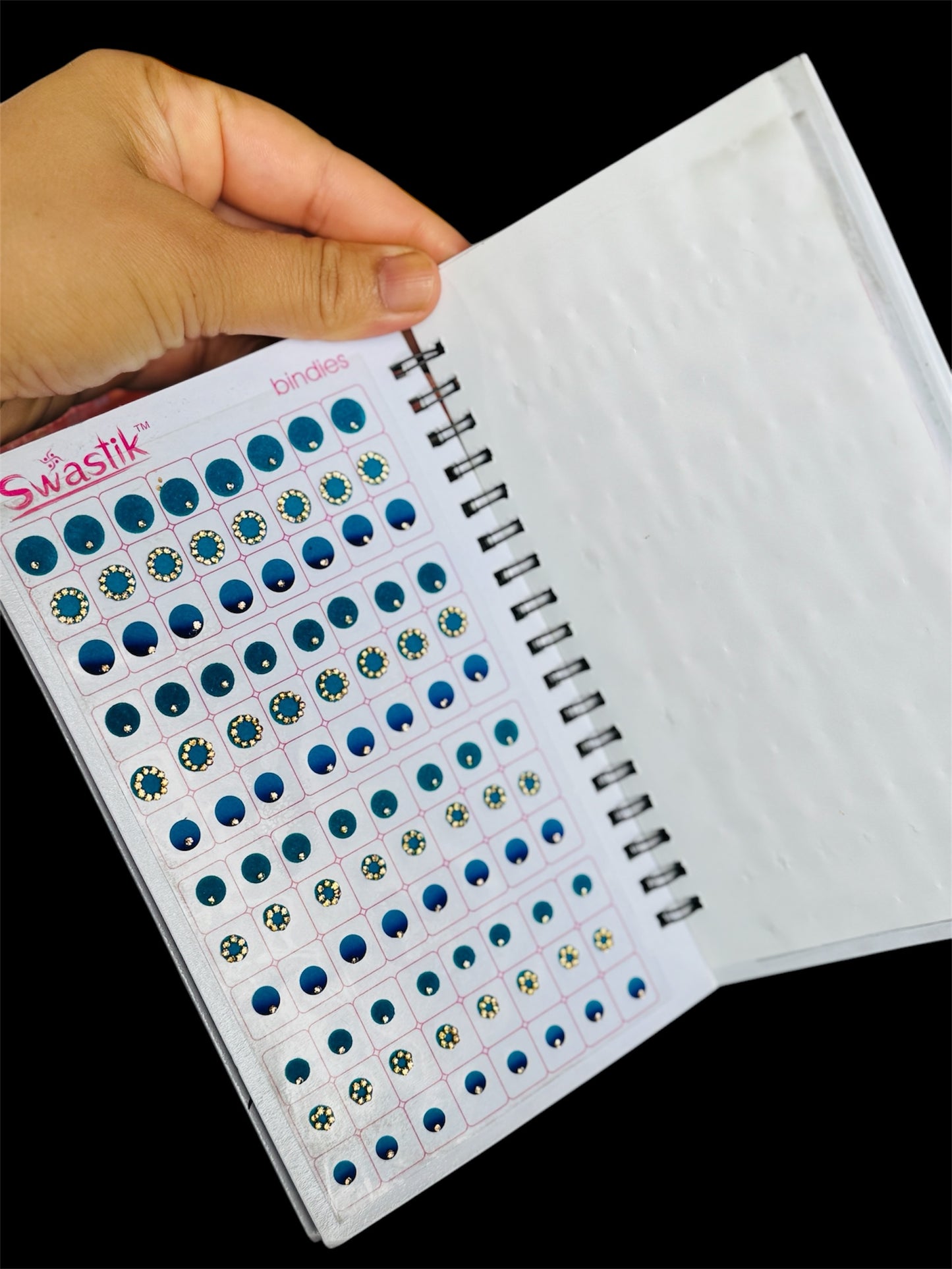 Multicolor Velvet Bindi Book For Women & Girls Total Pieces 960