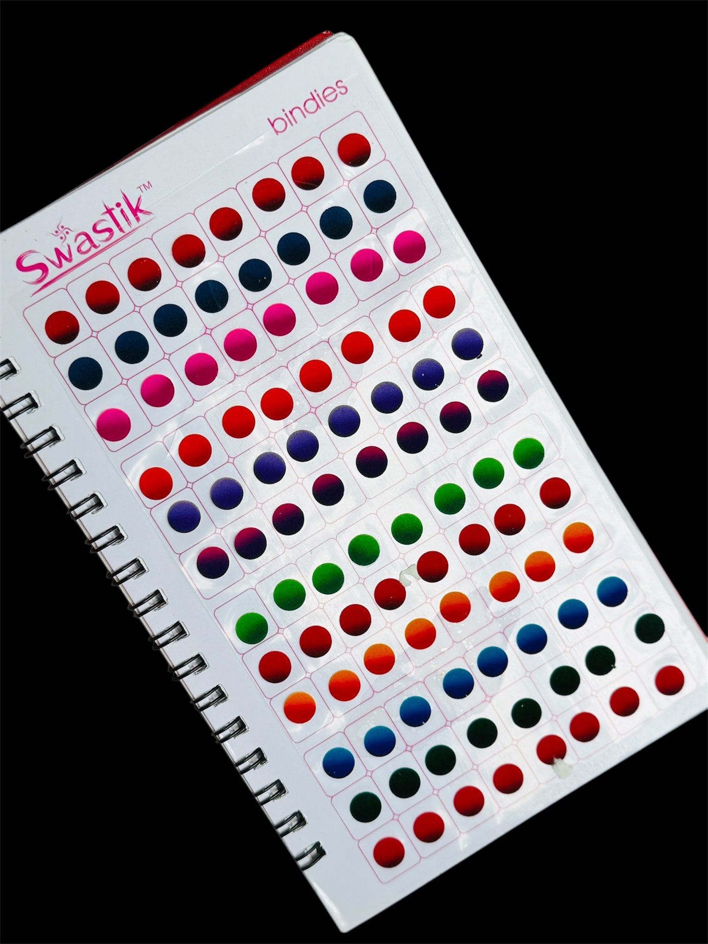 Multicolor Velvet Bindi Book For Women & Girls Total Pieces 960