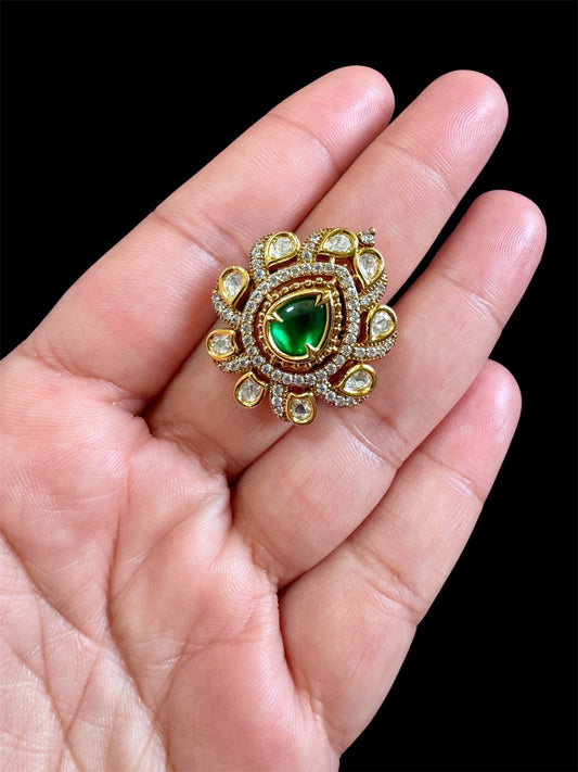 Premium tyani kundan ring( Adjustable)
