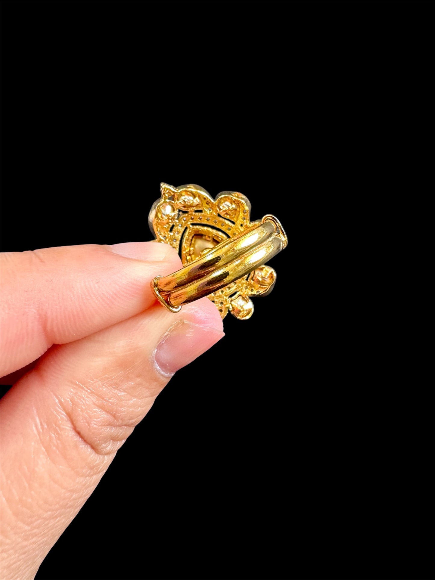 Premium tyani kundan ring( Adjustable)