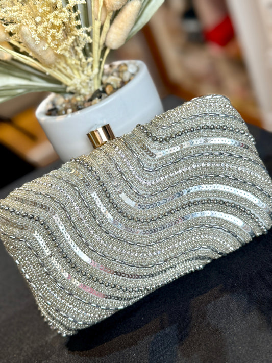 Silver clutch