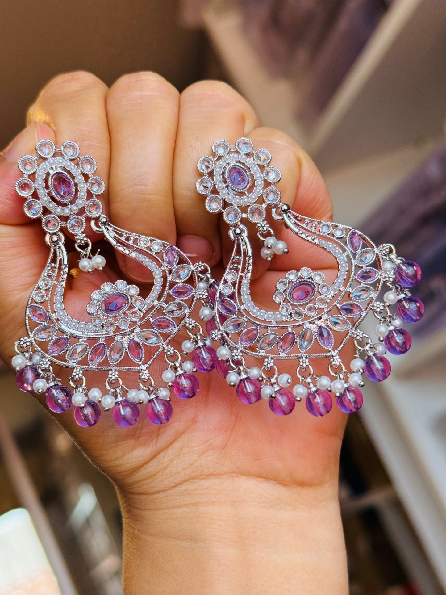 Polki earrings