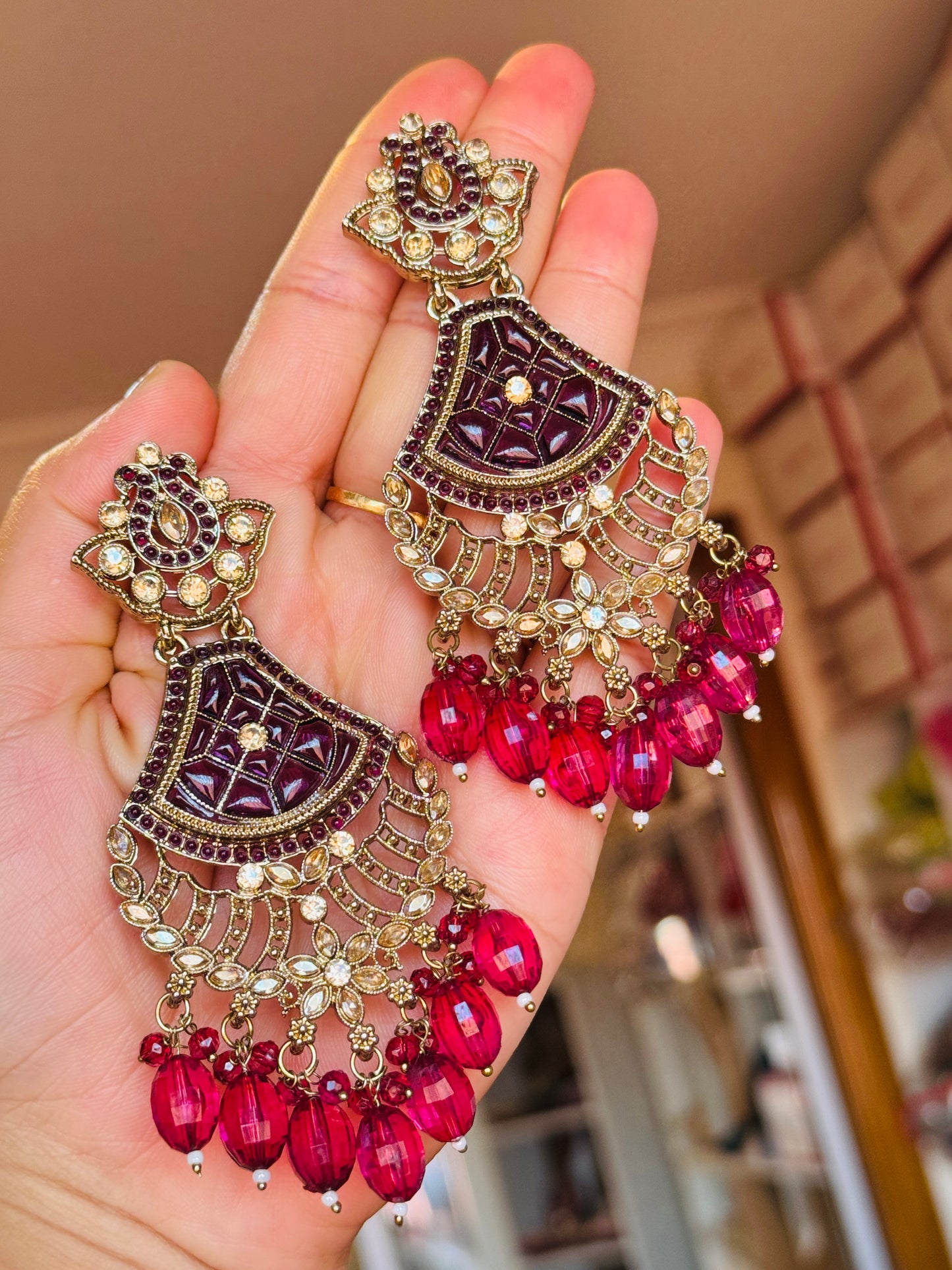 Kundan earrings