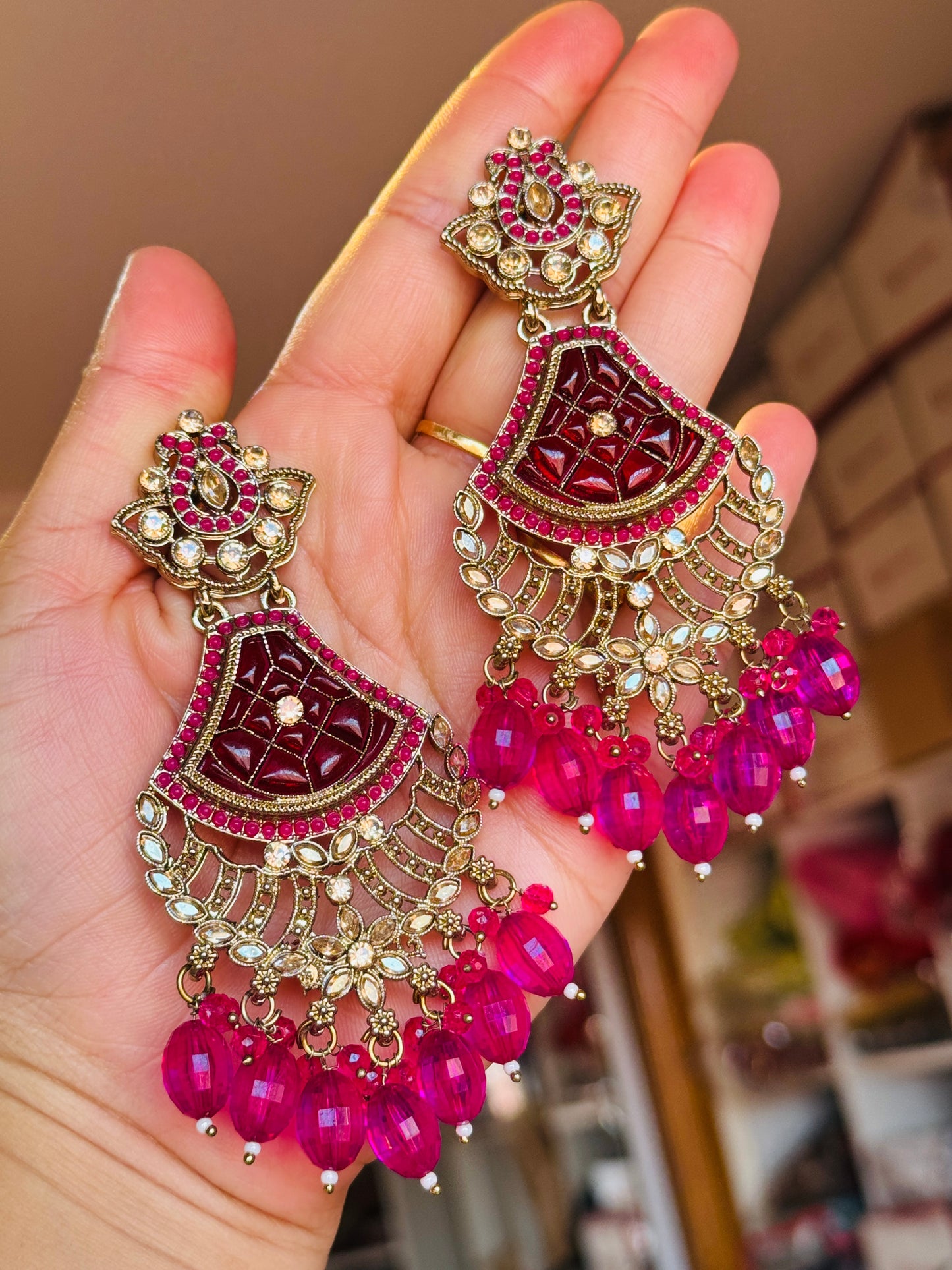 Kundan earrings