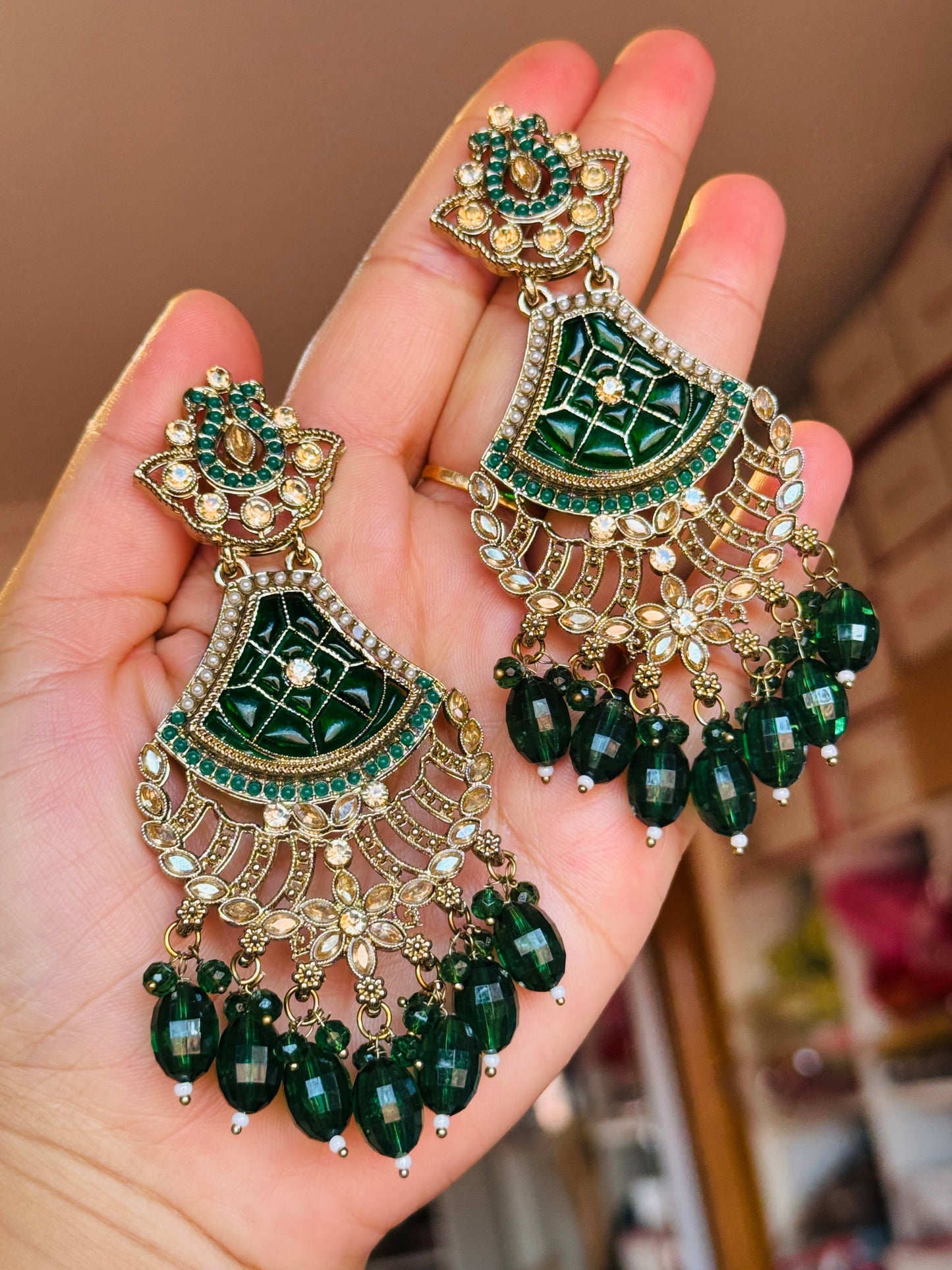 Kundan earrings