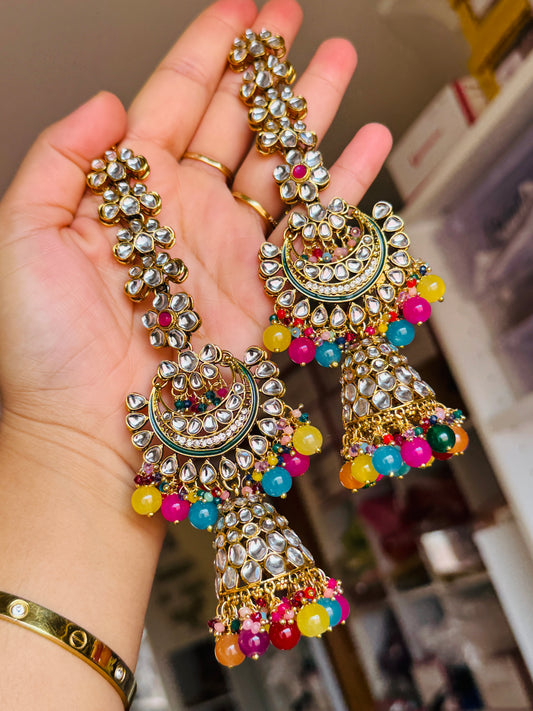 Oversized jhumki