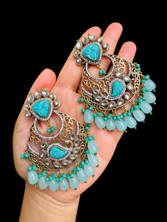 Premium kundan earrings