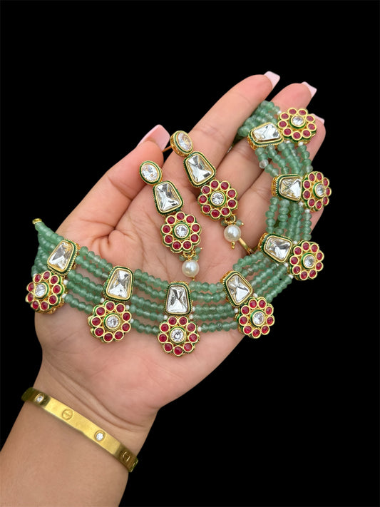 Kundan necklace set