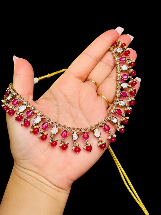 Hot pink premium necklace