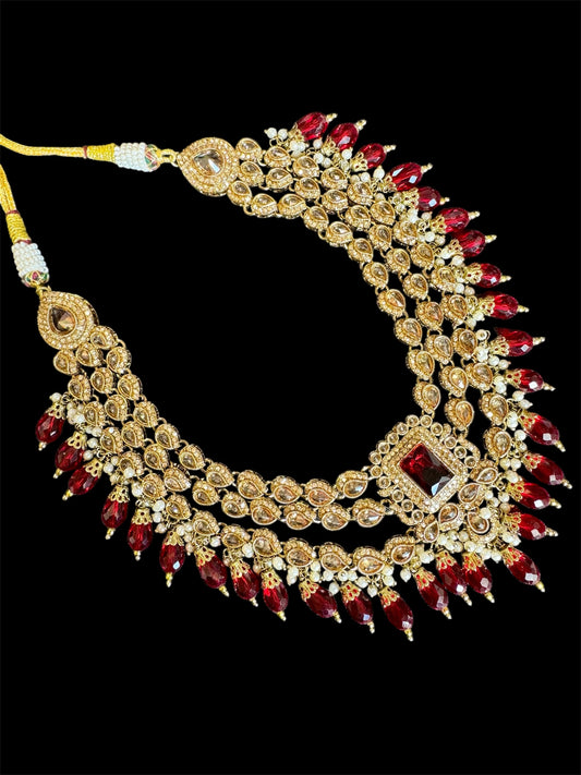 Polki necklace set
